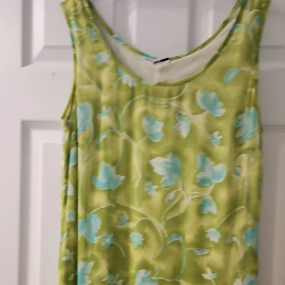 R.J. Collection Lined Floral Maxi Dress Women's Size 10 - Picture 4 of 8